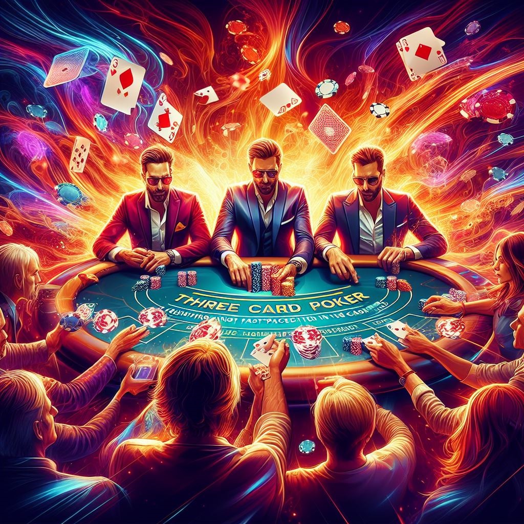 Three Card Poker is a high-energy, fast-paced casino game that has captured the hearts of players around the world.